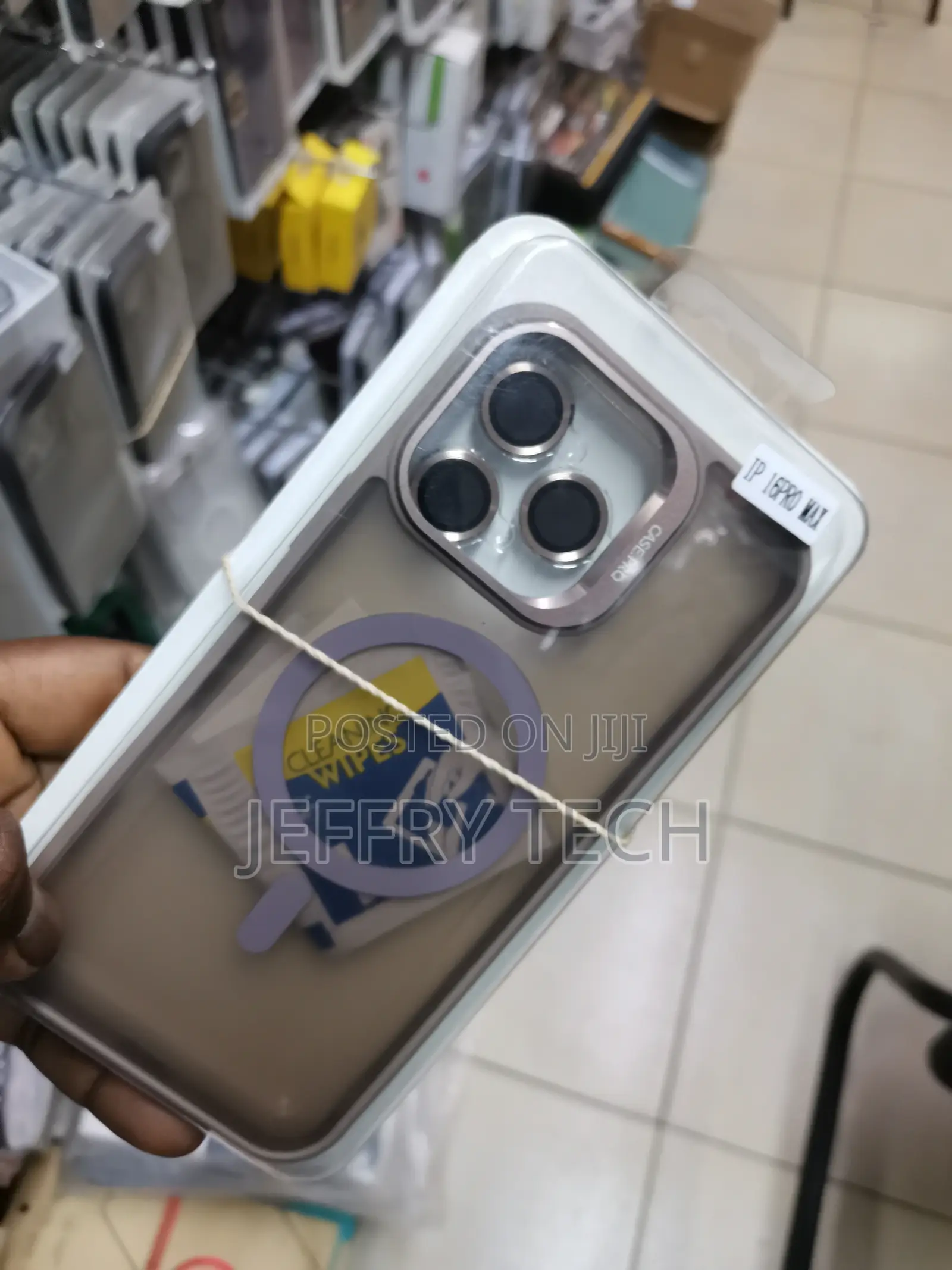 Misscase iPhone 16 Pro Max Magsafe Case Lens Protector/Stand