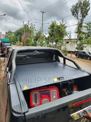 Cargo Is Secure and Stored Out of Viewroller Lid Hilux