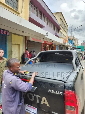Cargo Is Secure and Stored Out of Viewroller Lid Hilux