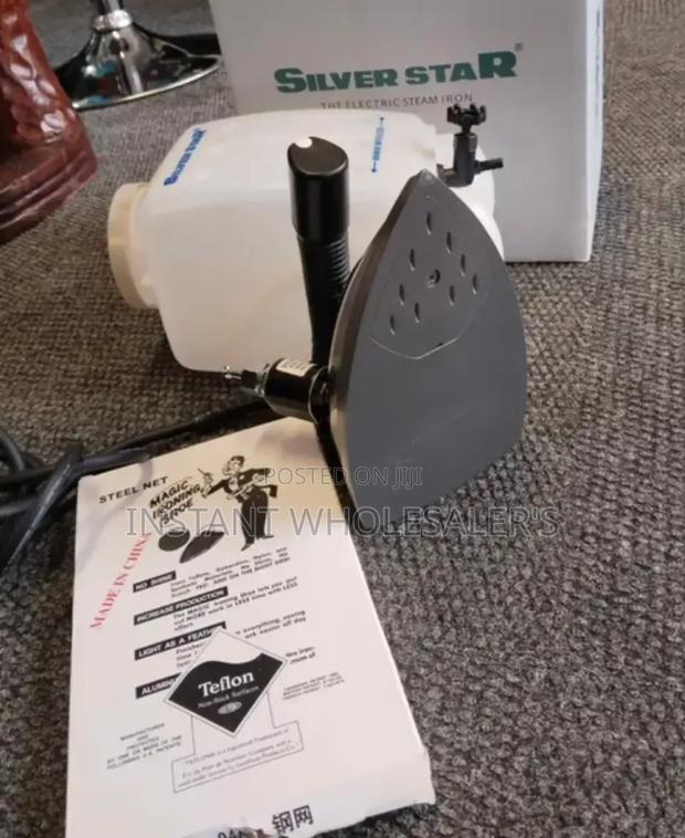 Industrial Silver Star Steam Iron