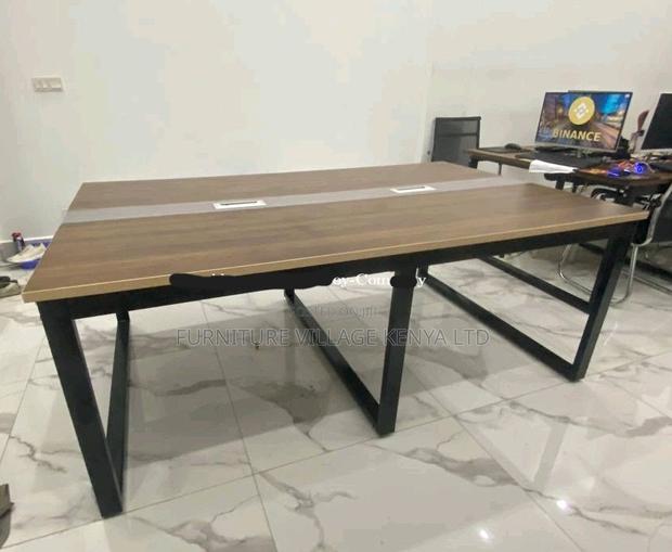 B0ardroom Tables:2400mm Simple Staff Negotiation Table - thumbnail 4