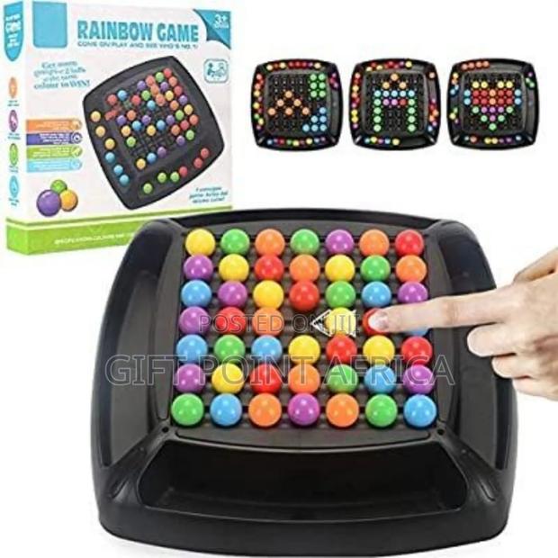 Colorful 2 In 1 Rainbow Ball Game For Kids - main view