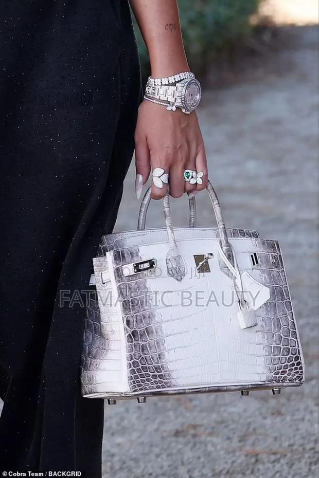 Hermes Crocodile Print Handbag - main view