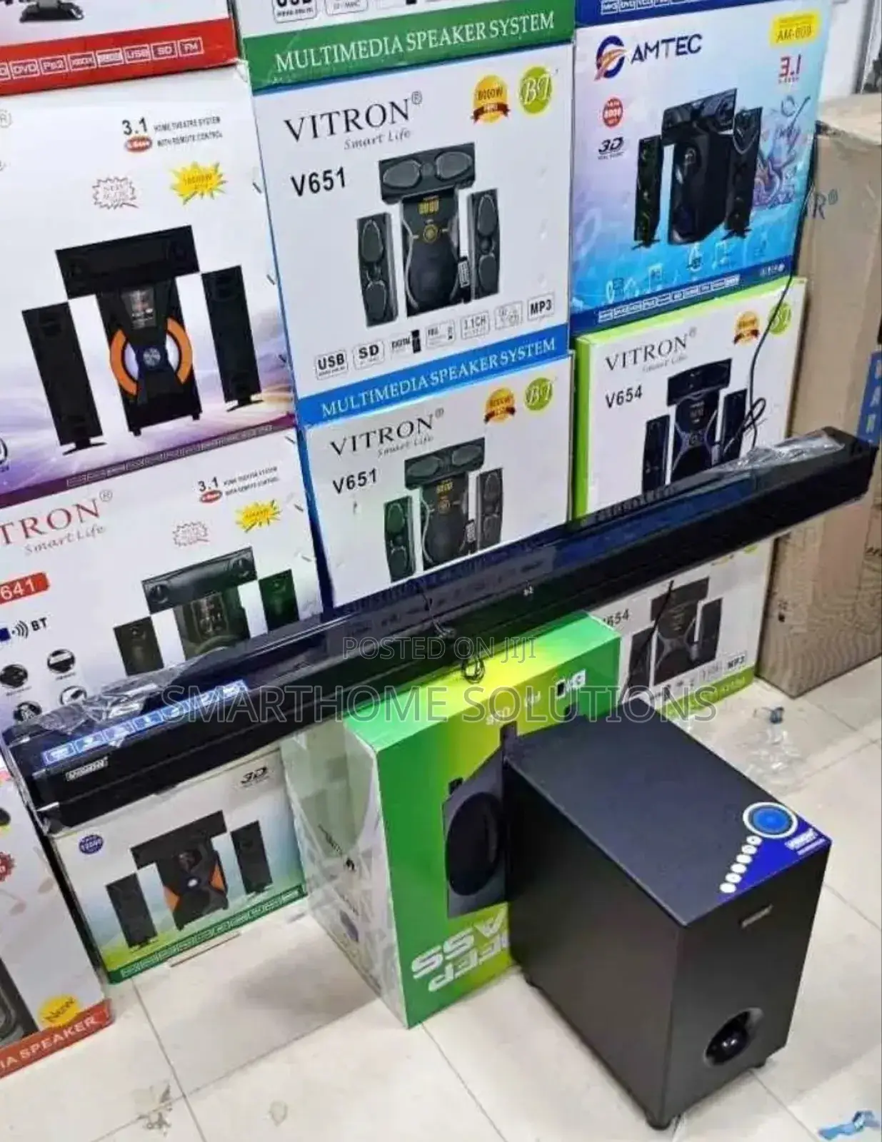 Vision Deep Bass 2.1ch Powerful Soundbar System
