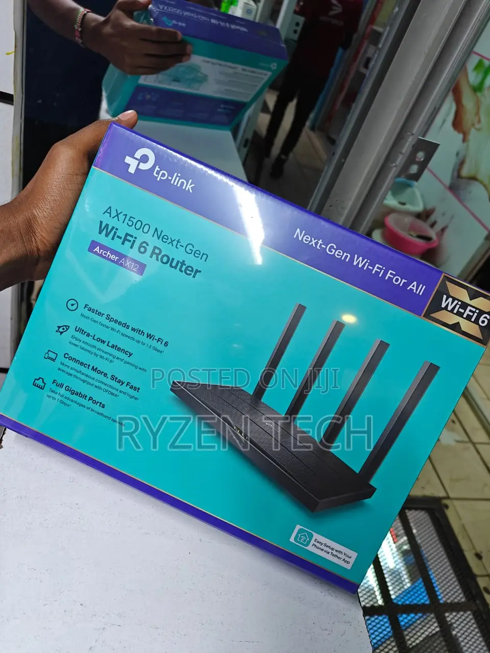 Tp-Link Wifi-6 Router Archer Ax12-Ax1500 Router