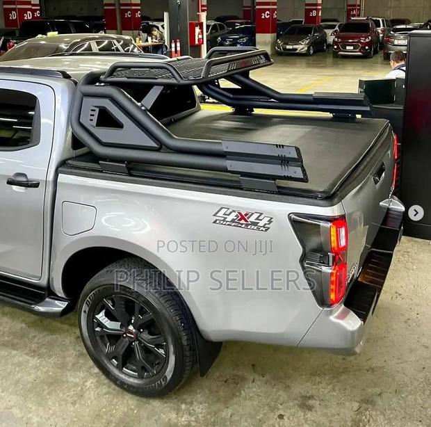 Black Stealth Rollbar With Luggage Basket. - main view