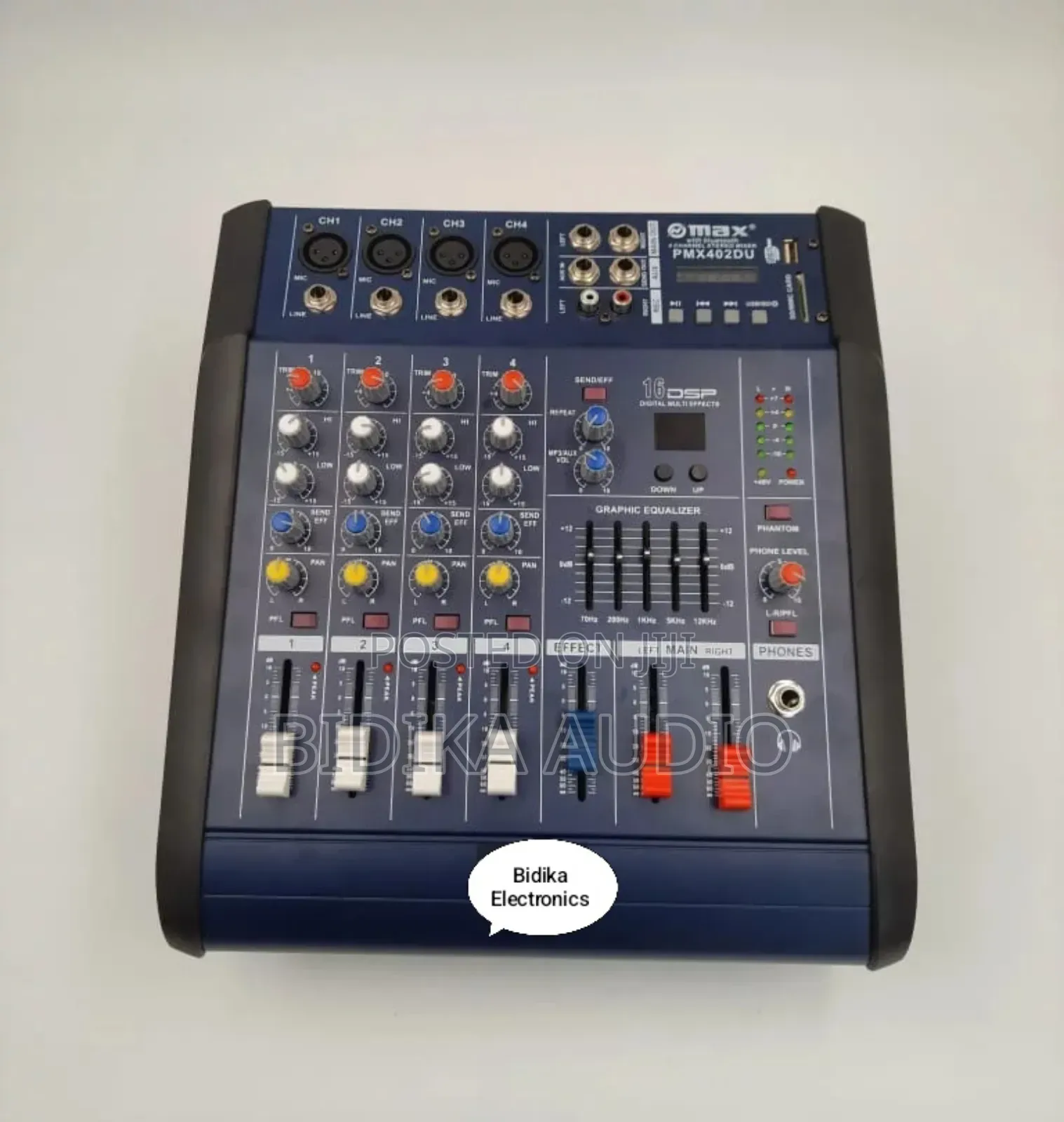 Omax PMX 402du 4 Channels Powered Mixer