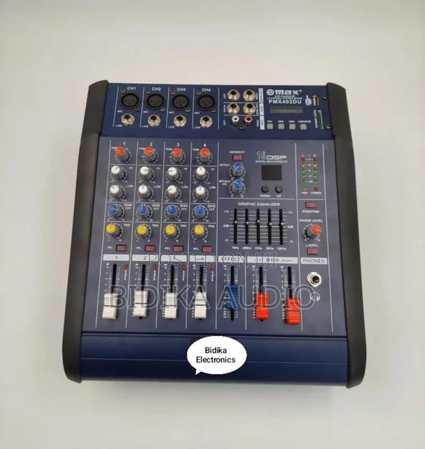 Omax PMX 402du 4 Channels Powered Mixer