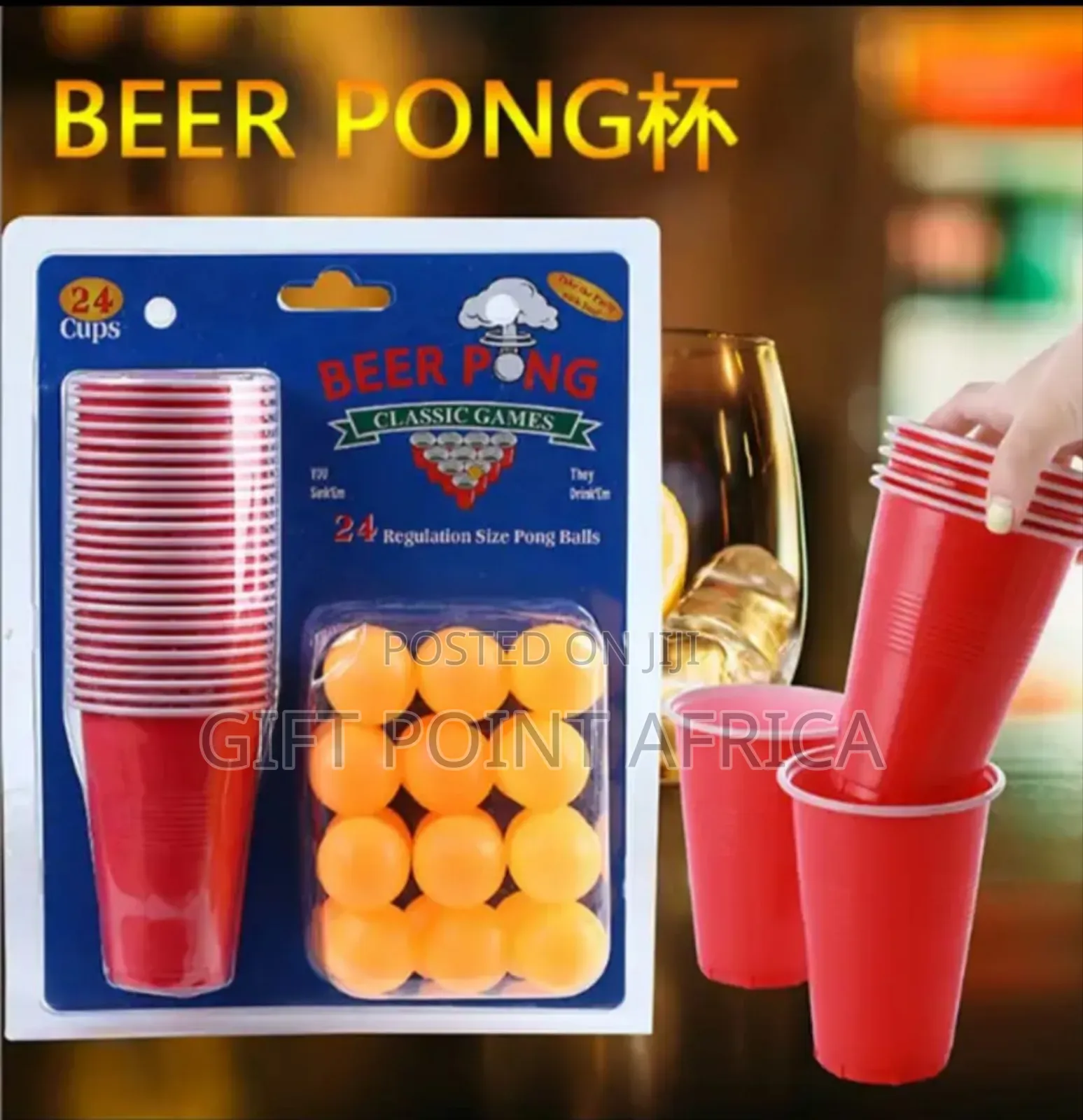 Drinking Beer Pong Game for Party