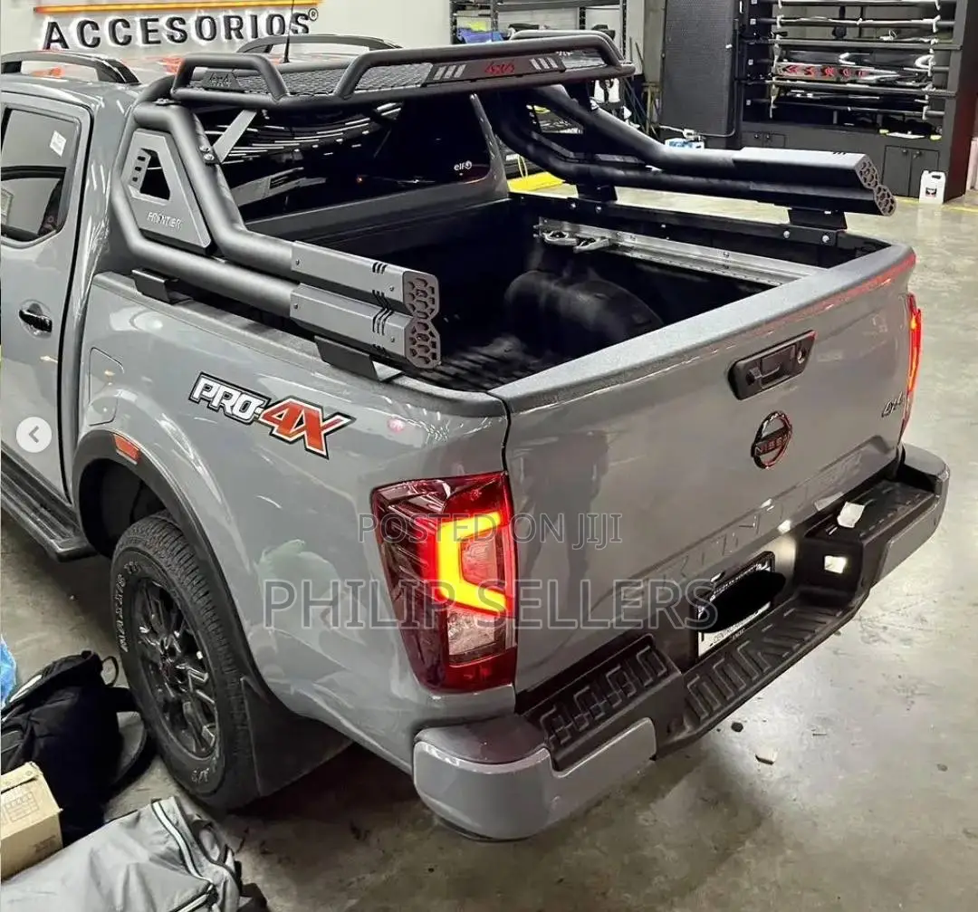 Black Stealth Rollbar With Luggage Basket.