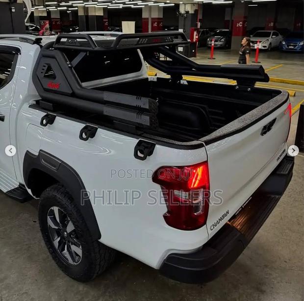 Black Stealth Rollbar With Luggage Basket. - thumbnail 6