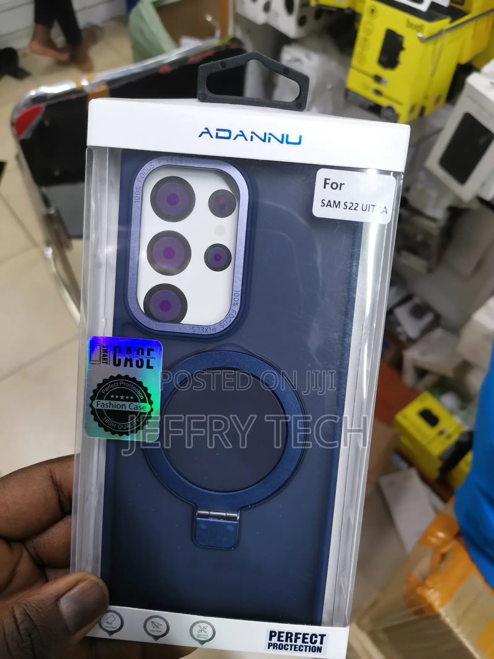 Adannu Samsung Galaxy S22 Ultra Case With Magsafe Ring Stand