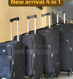 4 in 1 Fabric Laxurious Suitcase Briefcase Travel Bag