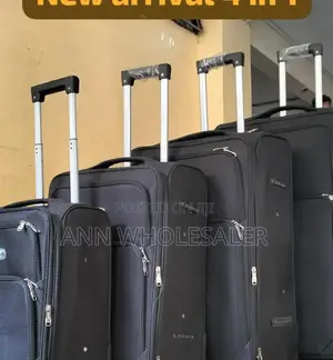 4 in 1 Fabric Laxurious Suitcase Briefcase Travel Bag