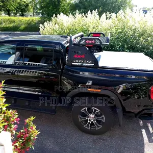 Black Roll Bar With Cargo Basket