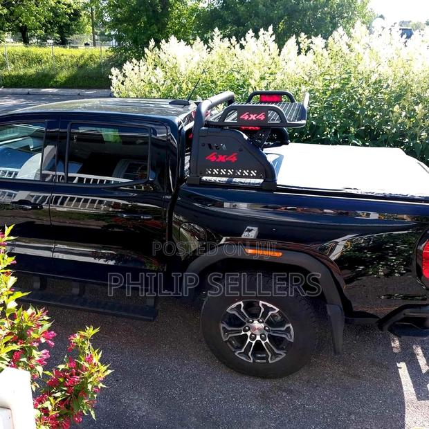 Black Roll Bar With Cargo Basket - thumbnail 3