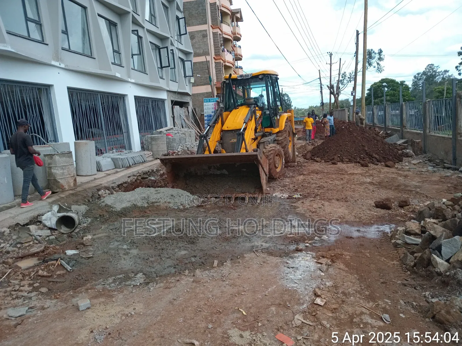 Sewer Line Laying and Connection