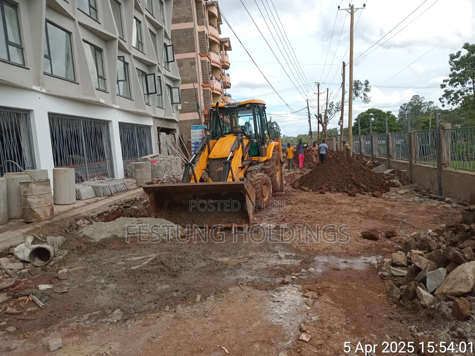 Sewer Line Laying and Connection
