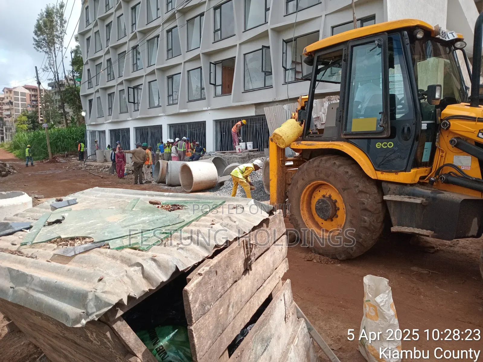 Sewer Line Laying and Connection