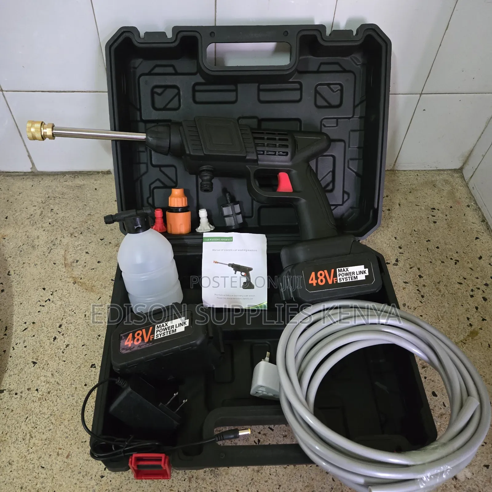 Cordless High Pressure Washer Recharge Car Detailing Car Wash Machine