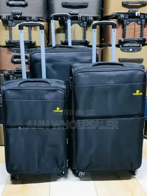 Black Travel Bags/ 3 In1 Suitcase