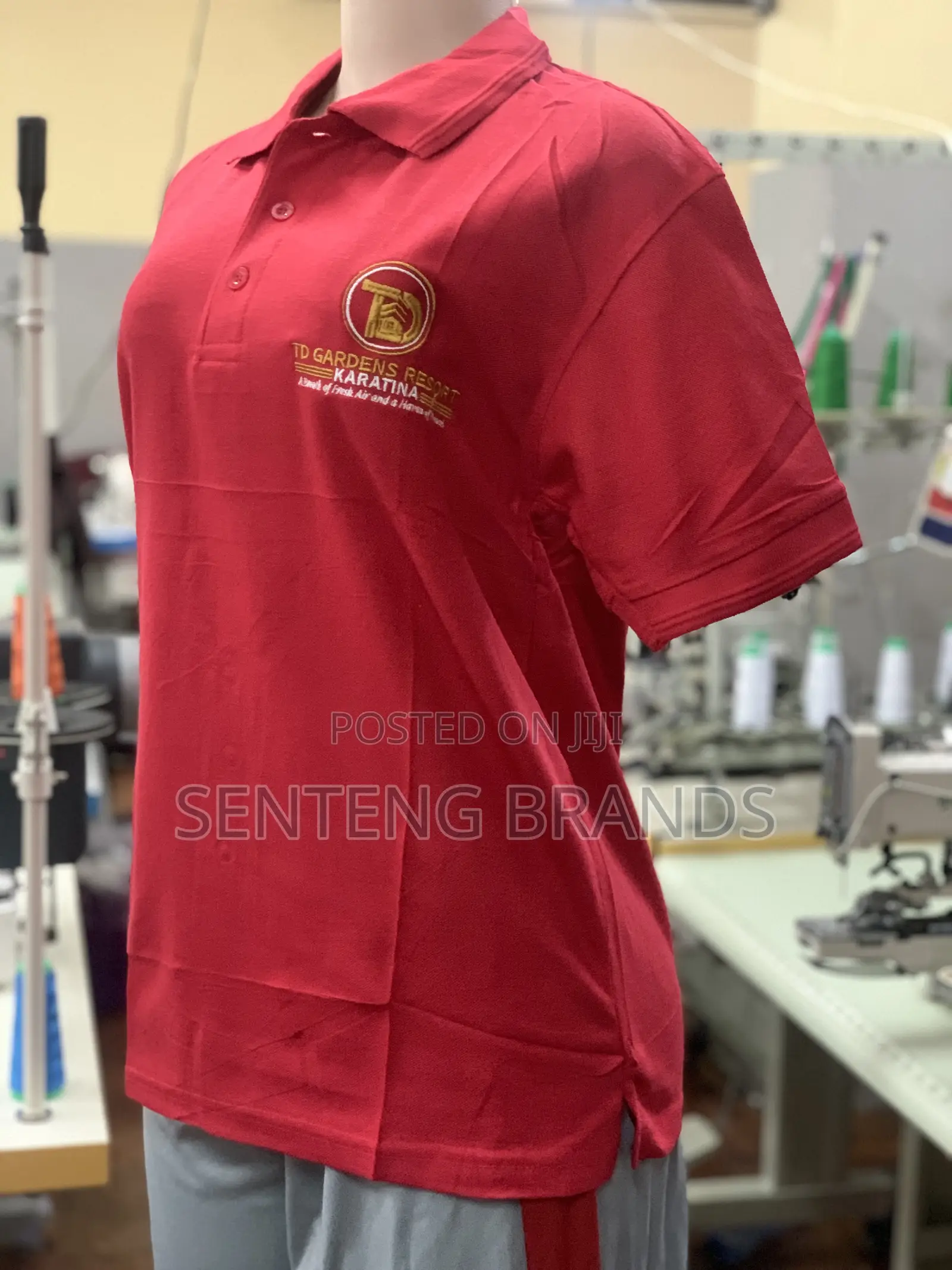 Red Polo Tshirts Branded