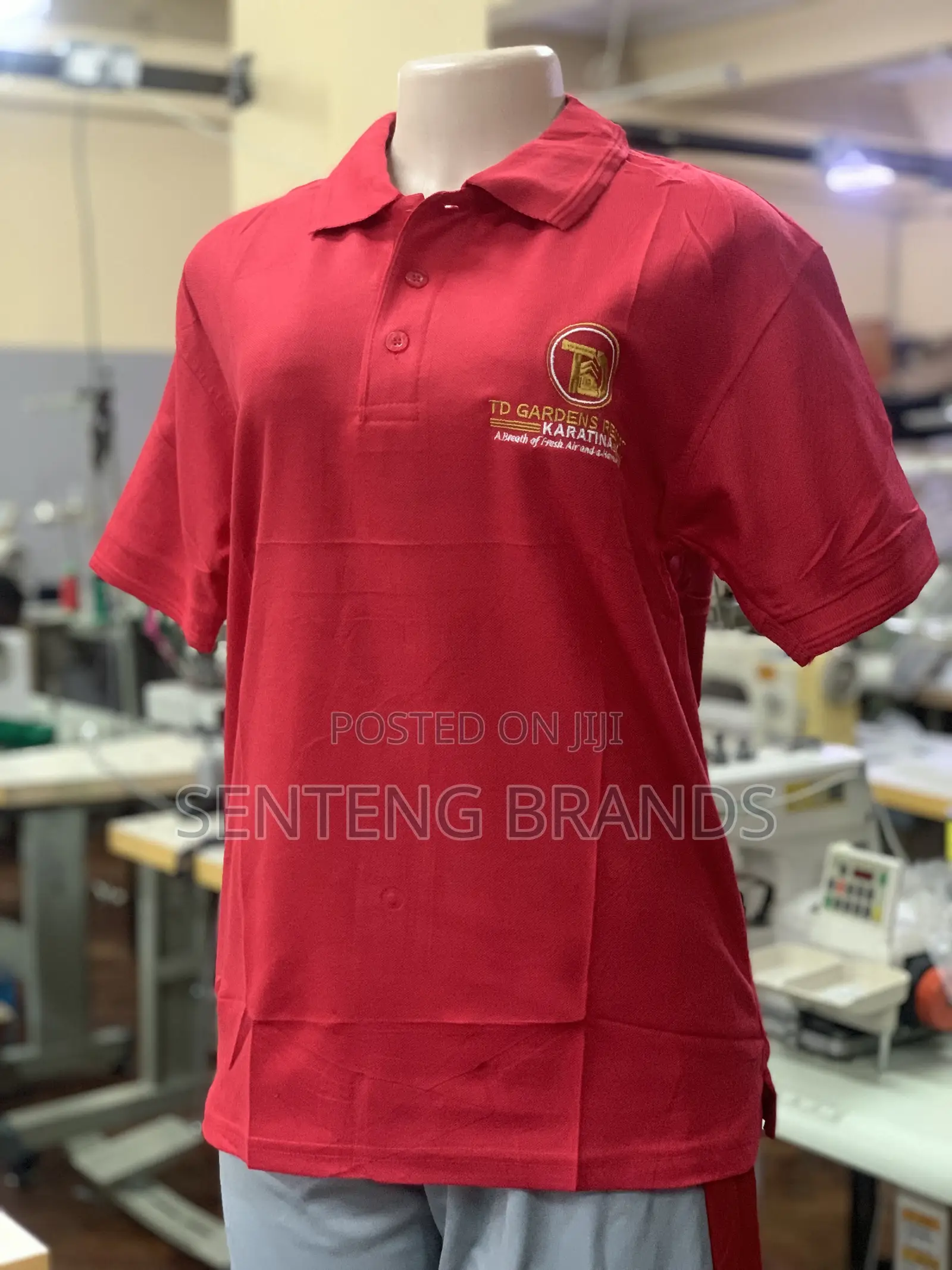 Red Polo Tshirts Branded