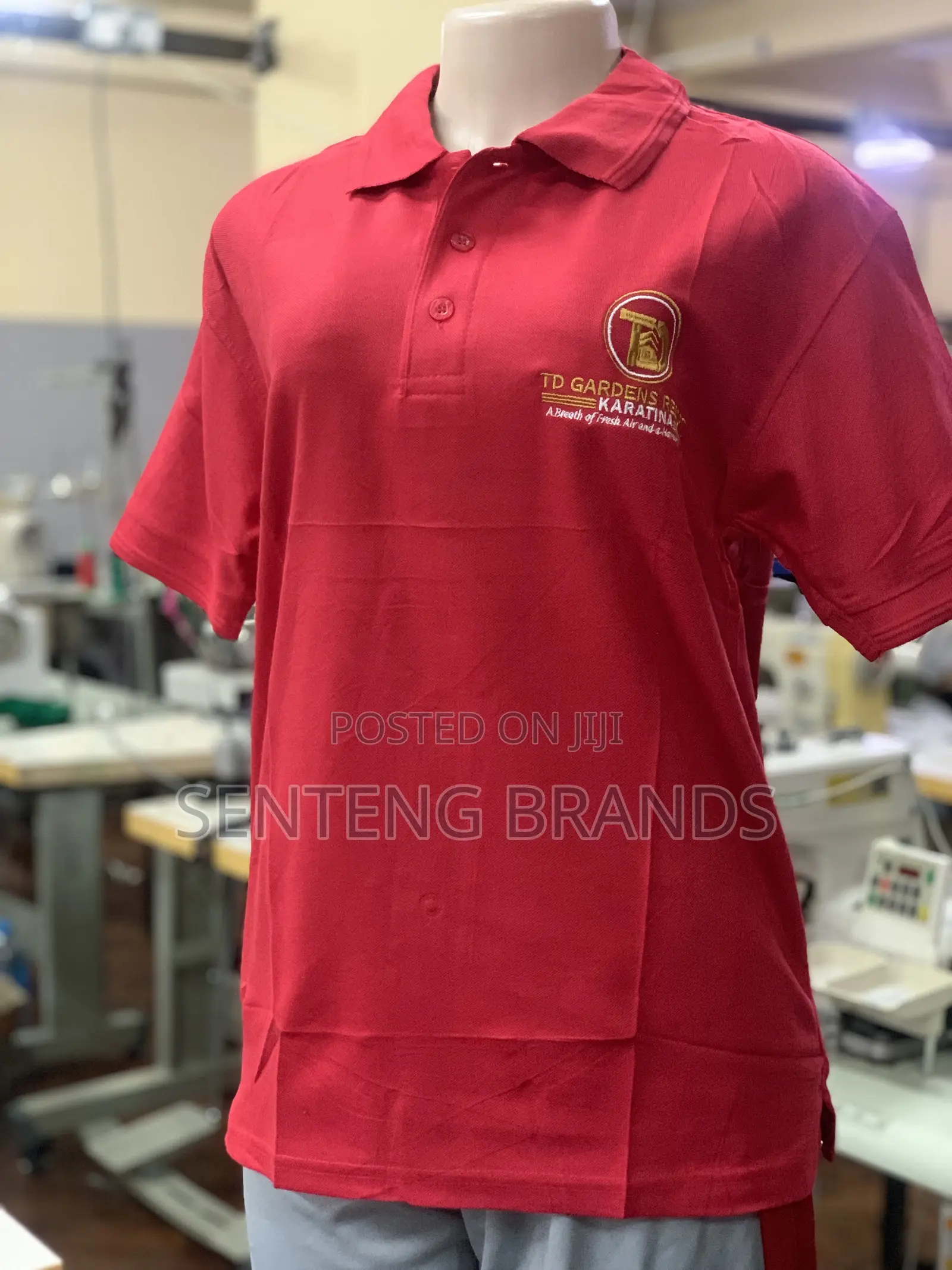 Red Polo Tshirts Branded