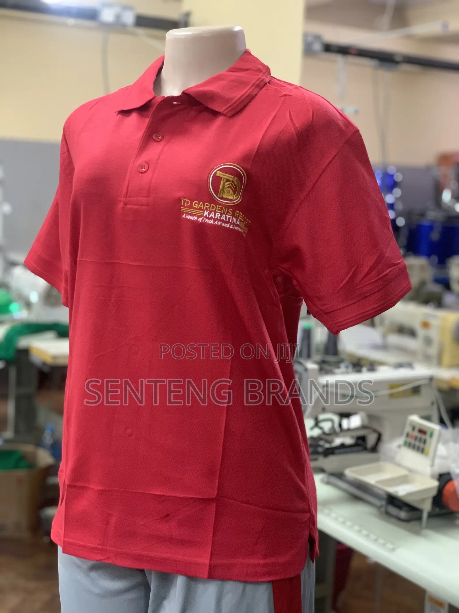 Red Polo Tshirts Branded