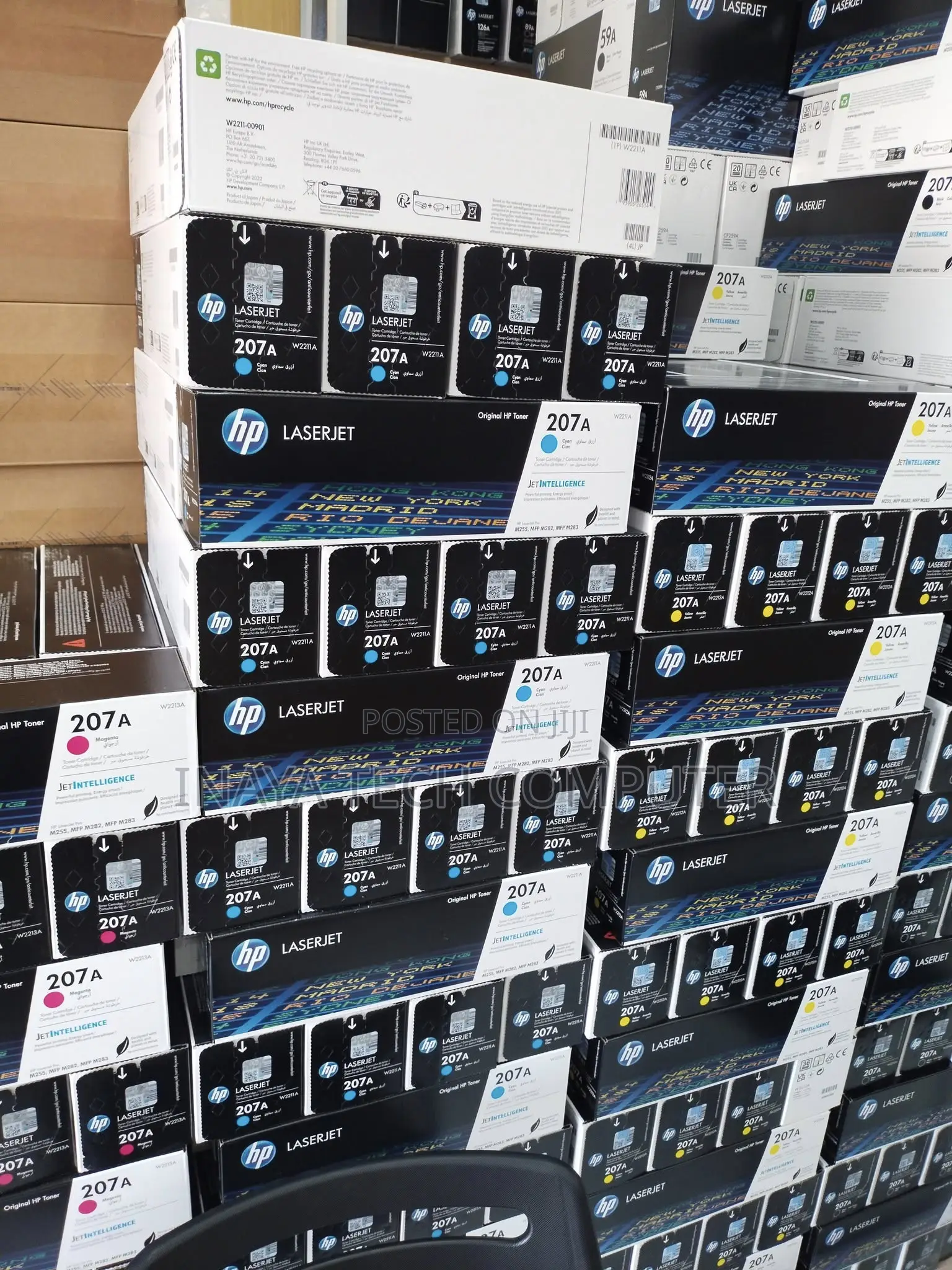 Hp 207a Cyan Original Laserjet Toner Cartridge - W2211a
