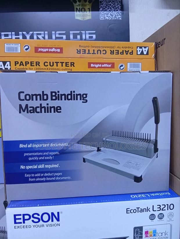 Office Point Comb Binding Machine - main view