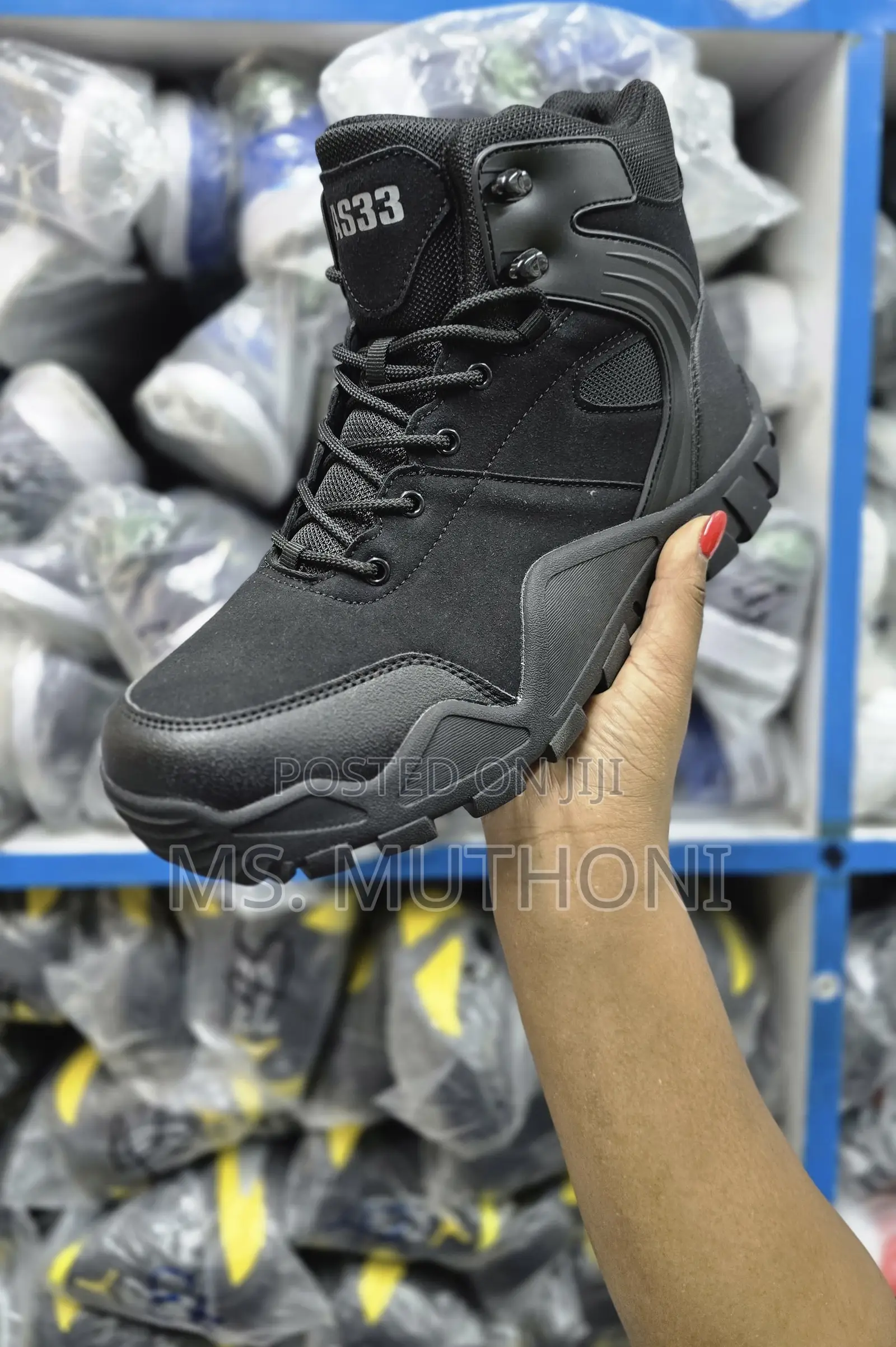 New A533 Outdoor Hiking Boots 'Black' Sizes 40-45