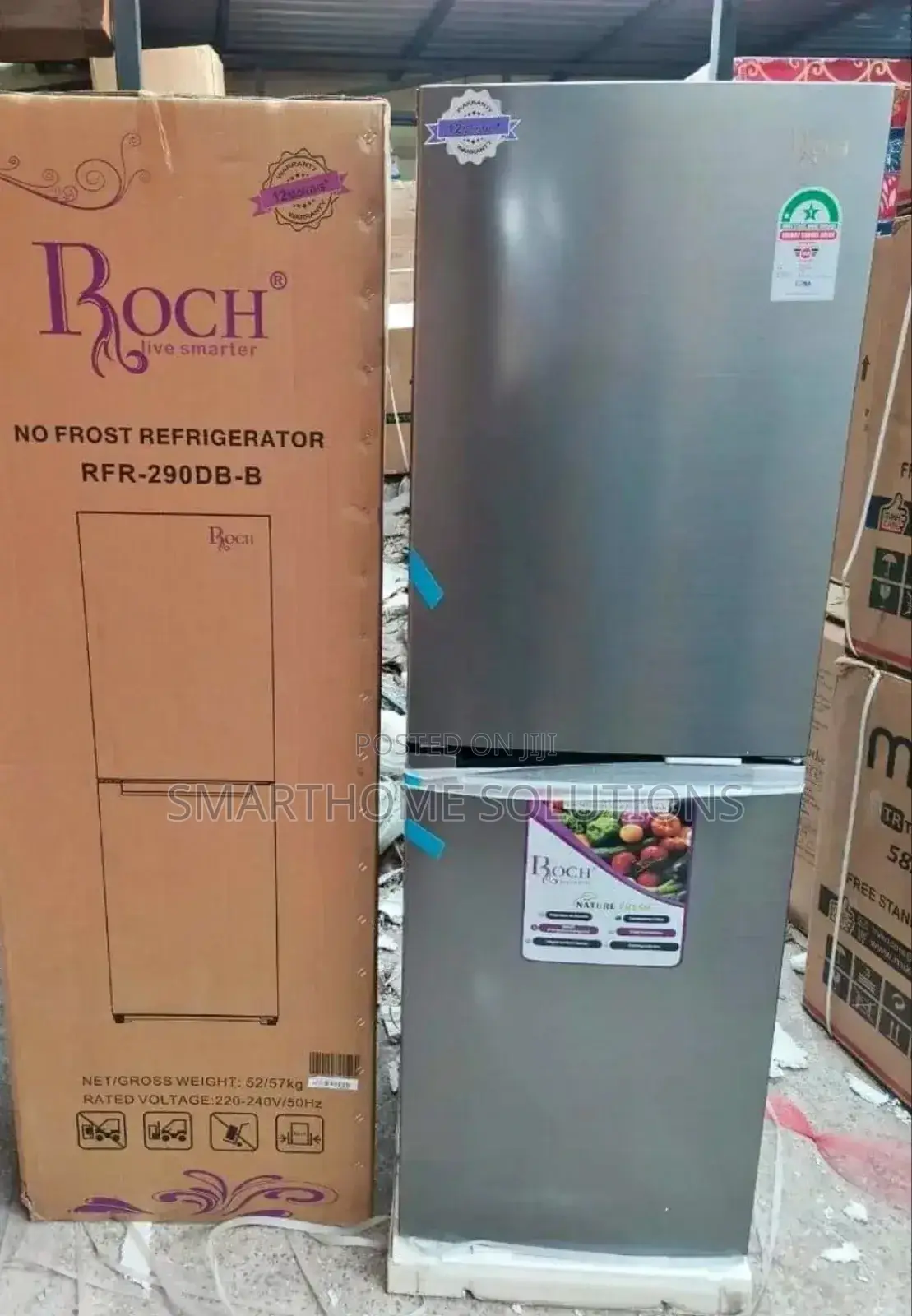 Roch 170l Direct Cool Double Door Fridges-RFR-210-Dt-I