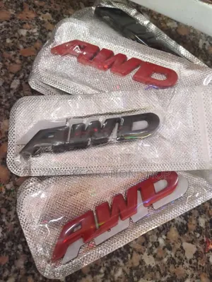 4wd Body Stickers in Black or Red