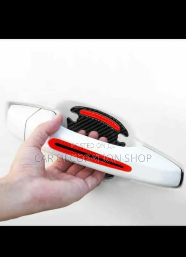 Car 4 Doors Handle+Bowl Scratch Luminous Sticker - main view