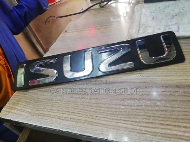 Isuzu Front Grill Decal Logo