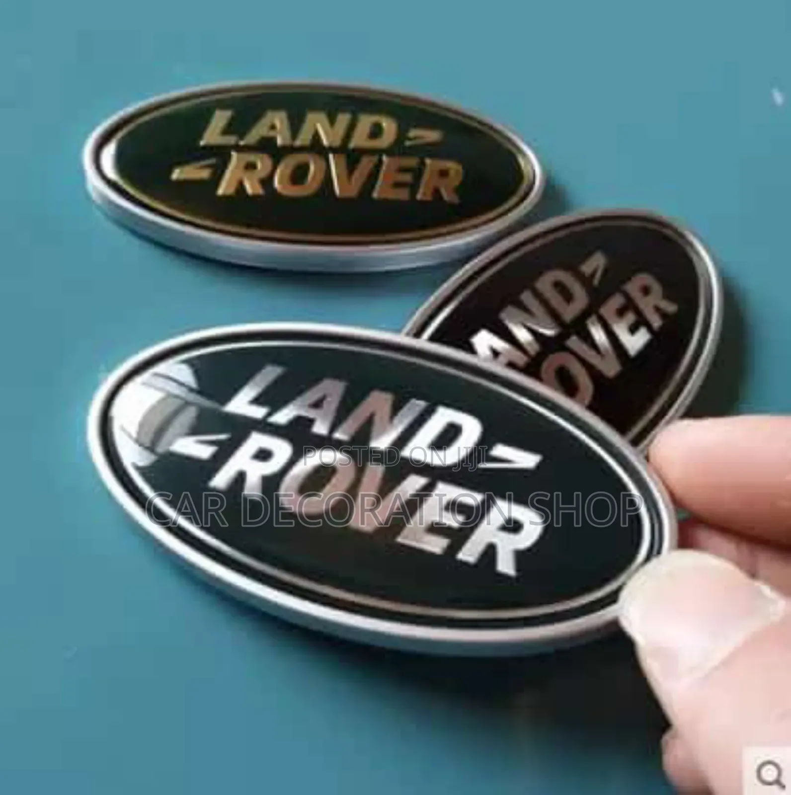Oval Body Land Rover Badgezin Black or Green