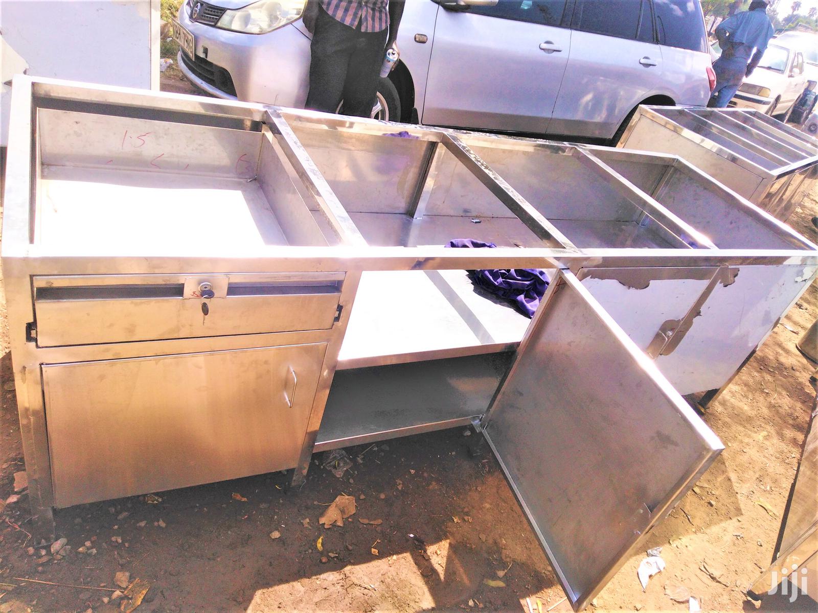 Stainless Steel Drawers And Shelfs