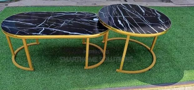 *Modern Luxury Marble Effect Coffee Table* - main view