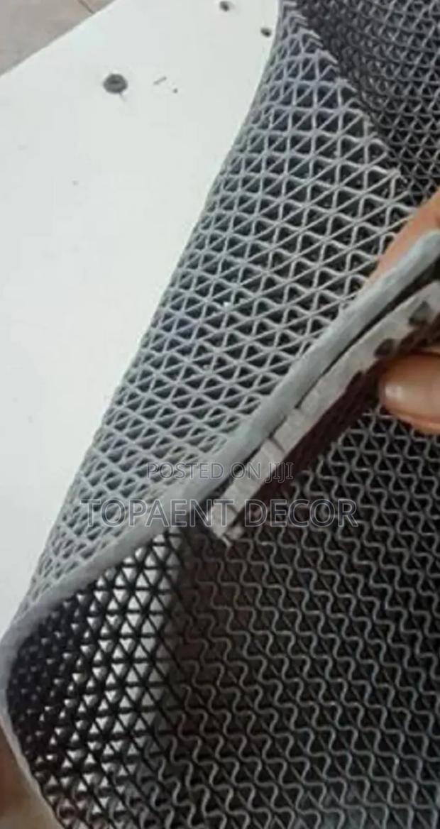 Non Slippery Grey Perforated PVC Antislip Mats - main view