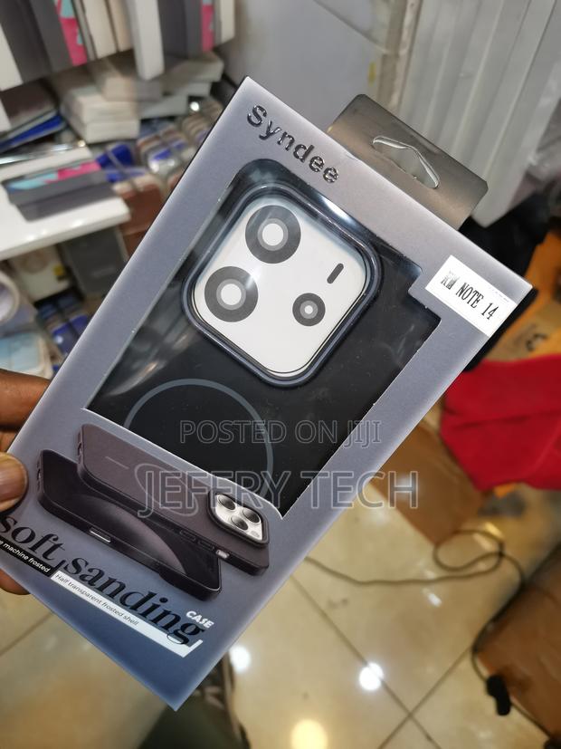 Openbuy Cover for Redmi Note 14 (Black Magnetic Case - thumbnail 3