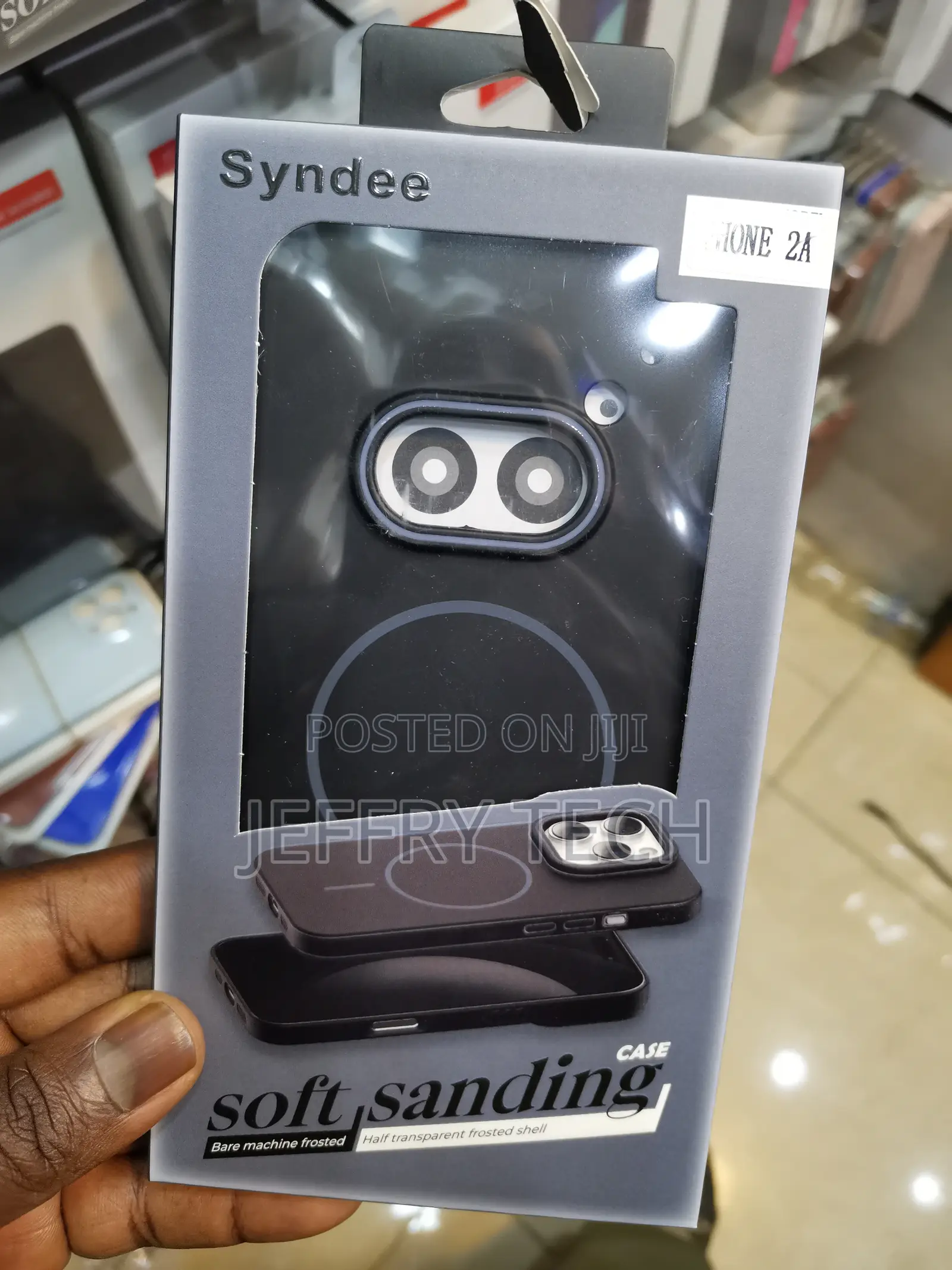Super-Me Back Cover for Nothing Phone (2a) (Black, Flexible