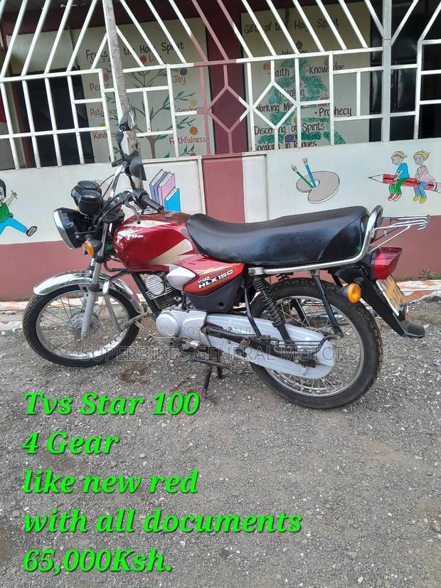 TVS XL 100 2021 Red - main view