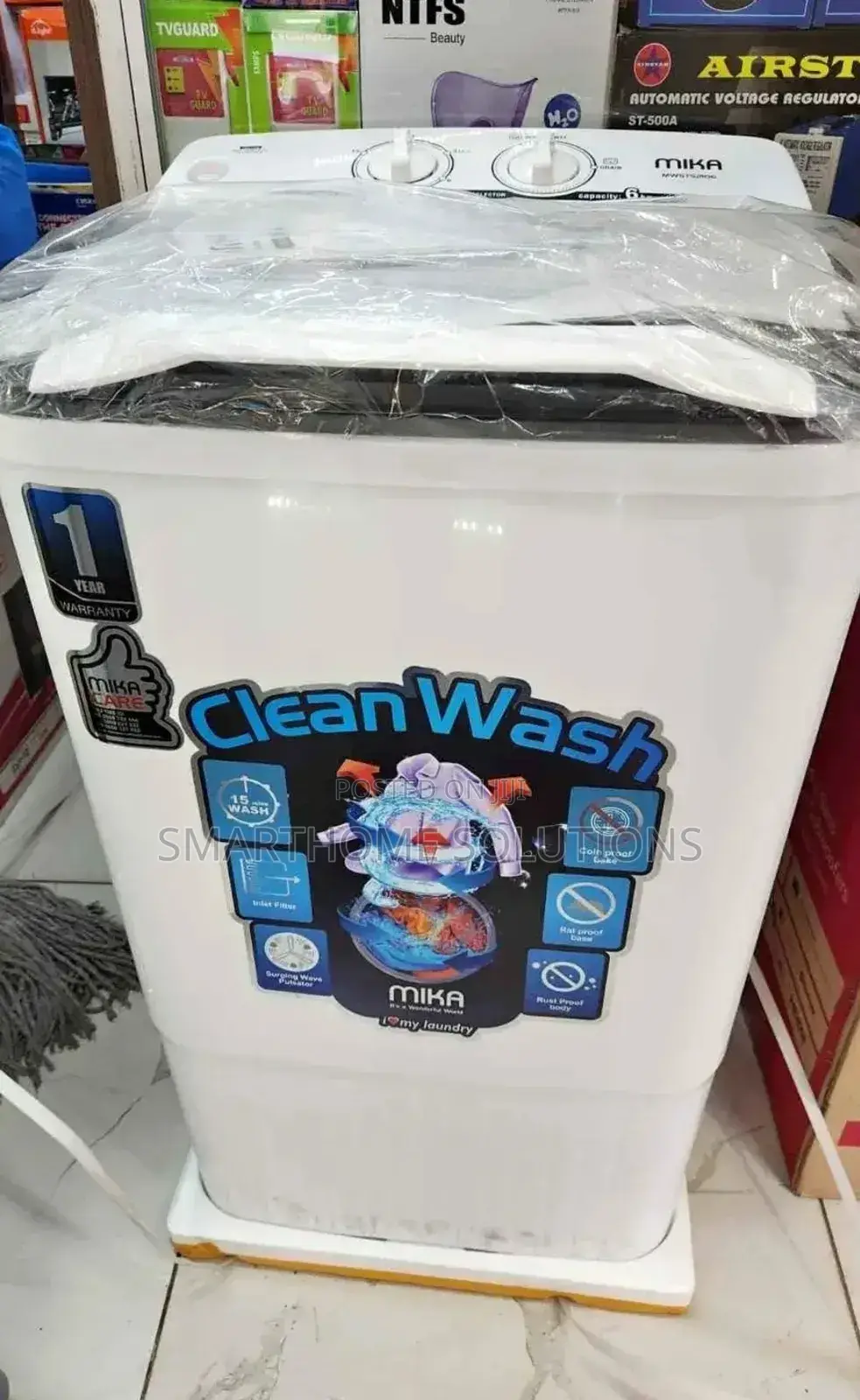 Mika 6kg Washing Machine: Compact Power for Laundry Needs
