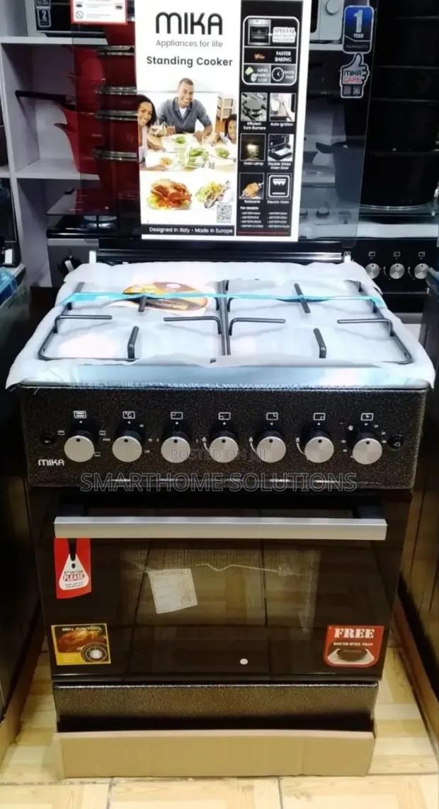 Mika Standing Cooker, 60cm X 60cm, 3 Gas Pool Jet Burners