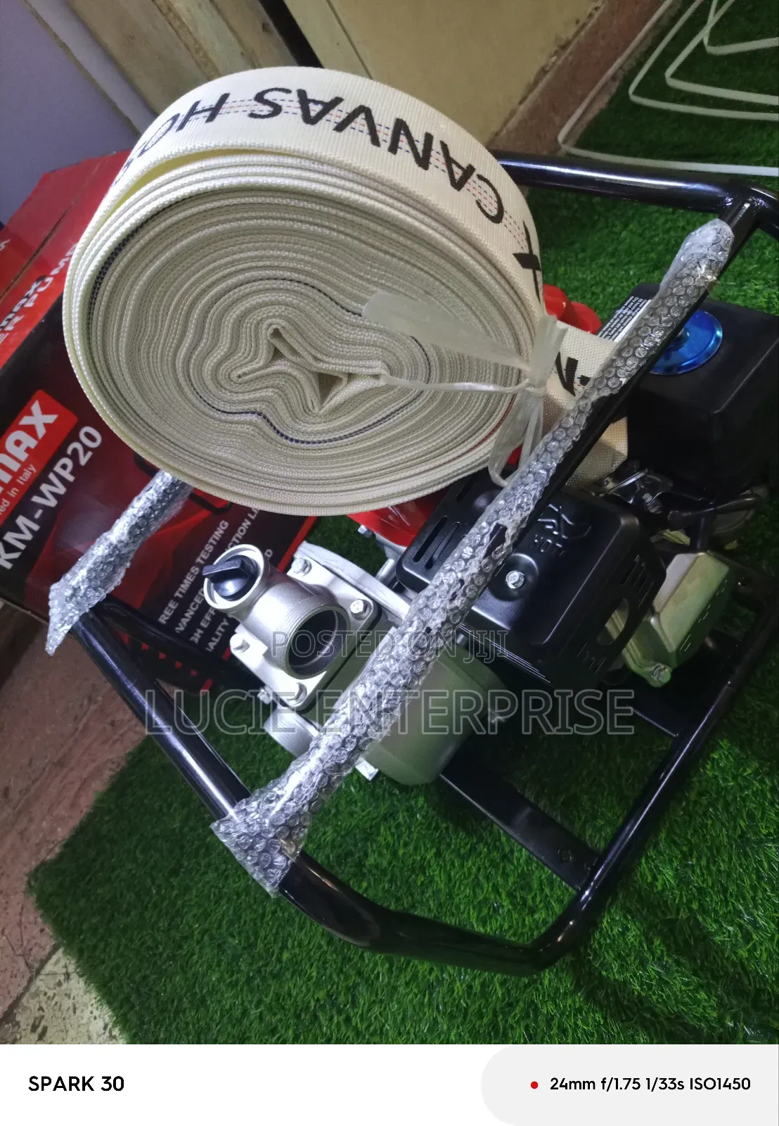 K- Max Water Pump 2inch With Canvas Delivery Pipe