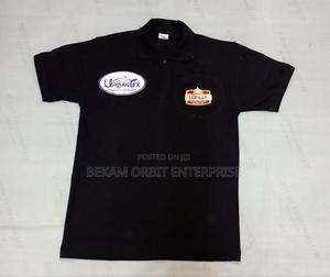 Personalized Black Polo T-shirts - main view