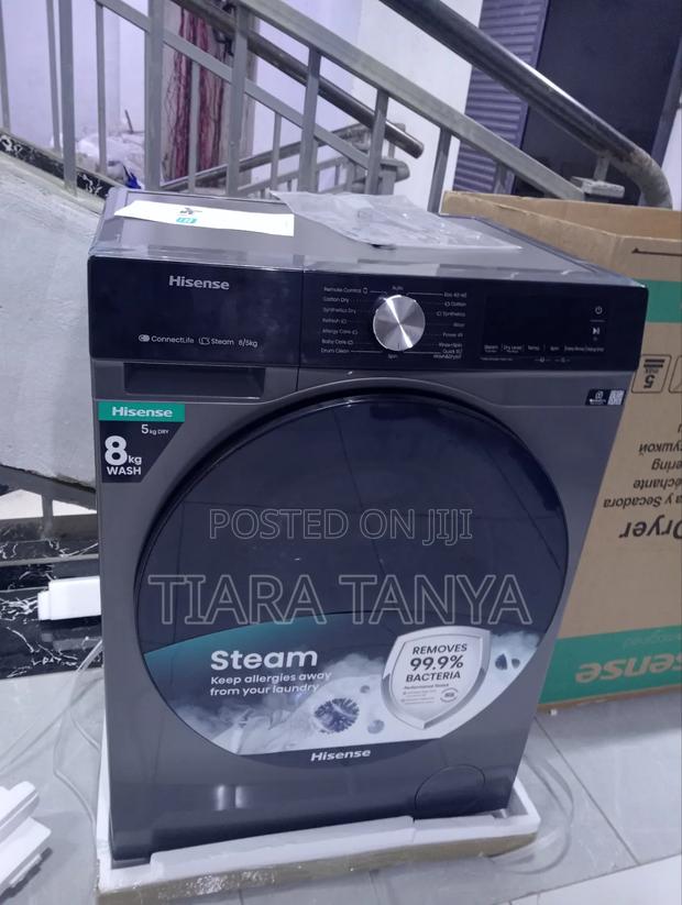 Hisense 8kg Washer and 5 Kg Dryer Front Load Washing - main view