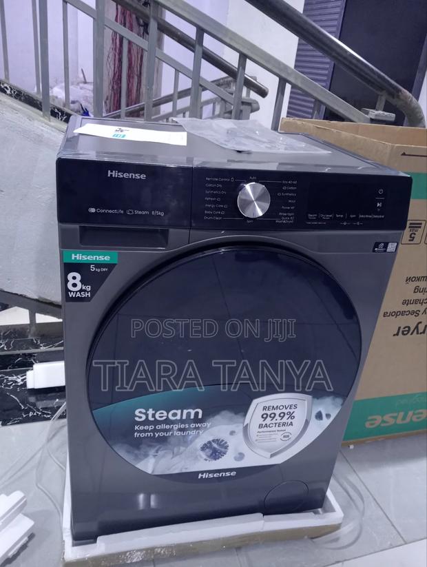 Hisense 8kg Washer and 5 Kg Dryer Front Load Washing - thumbnail 2