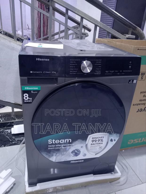 Hisense 8kg Washer and 5 Kg Dryer Front Load Washing - thumbnail 3